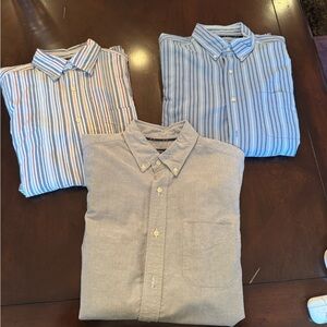 3 Men's Button-Down Oxford Shirt